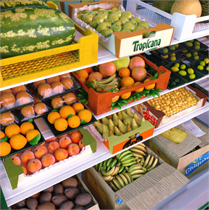 kit environment for the store: fruit department